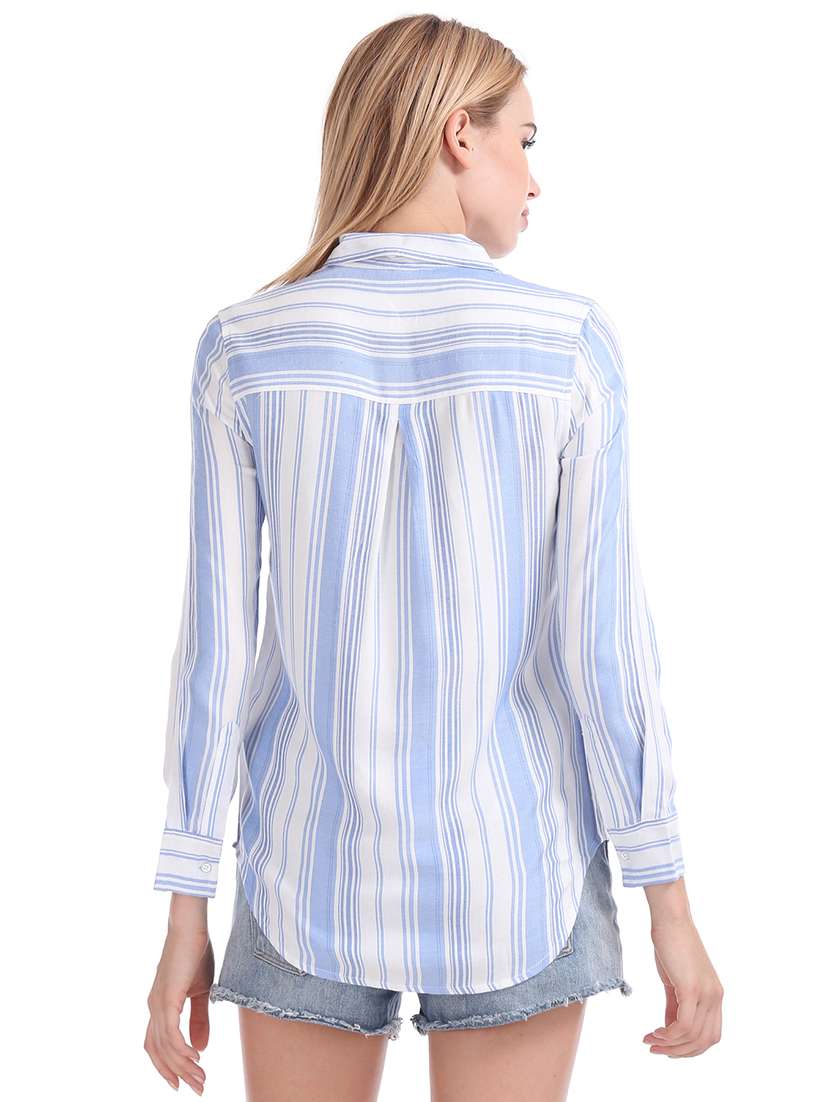 long sleeved striped shirt - 17695745 - Standard Image - 2