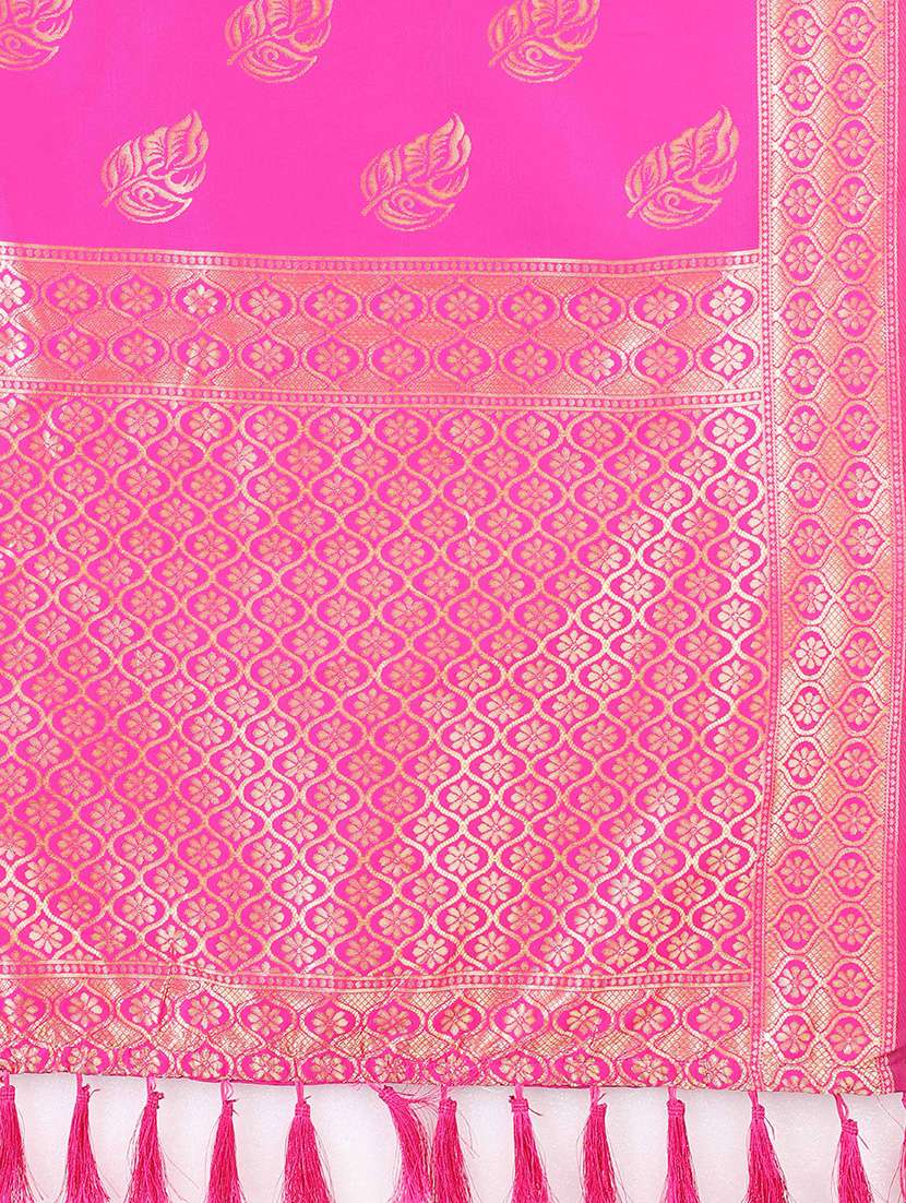 women's self design pink colored saree - 17707334 -  Standard Image - 2