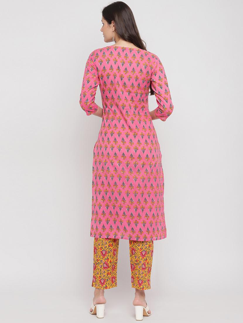 printed kurta pant set - 17709339 - Standard Image - 2