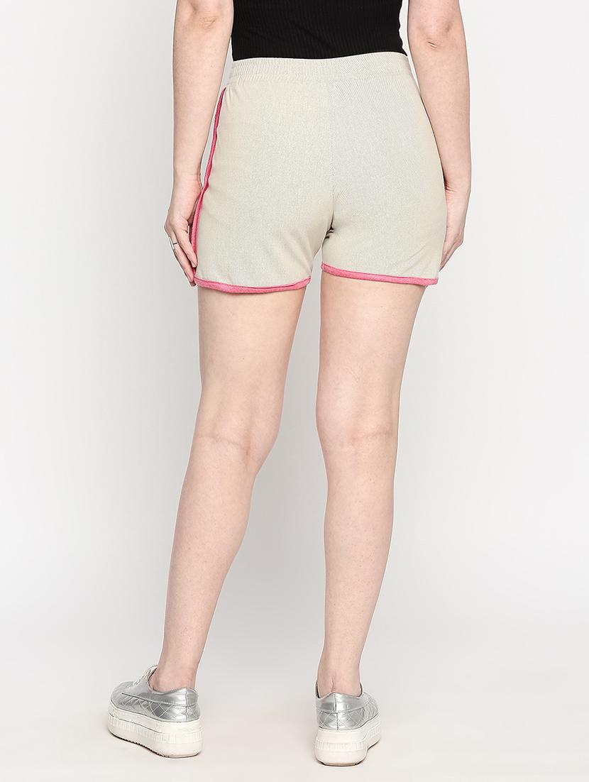 mid rise contrast piped short - 17709534 - Standard Image - 2
