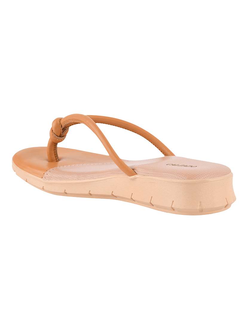 brown toe separator sandal - 17710329 -  Standard Image - 2