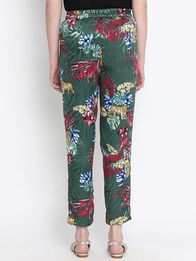 high rise tropical flat front trouser - 17715230 - Standard Image - 2