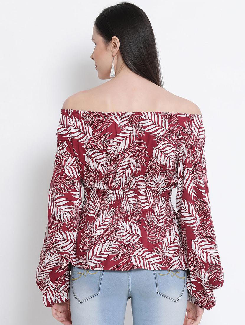women's peplum off shoulder top - 17715292 - Standard Image - 2