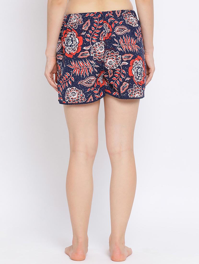 drawstring waist printed short - 17715376 - Standard Image - 2