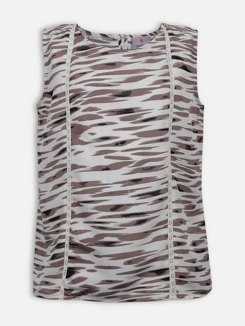 girls round neck top