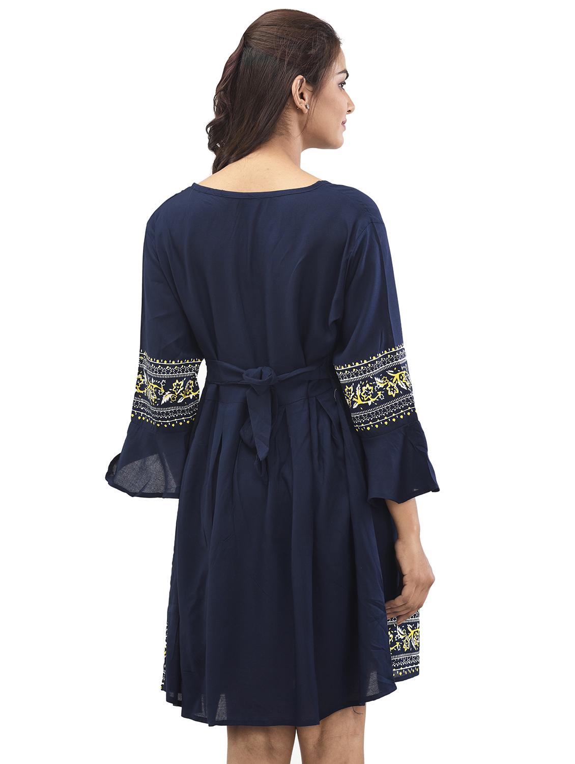 floral fit & flare dress - 17715810 - Standard Image - 2