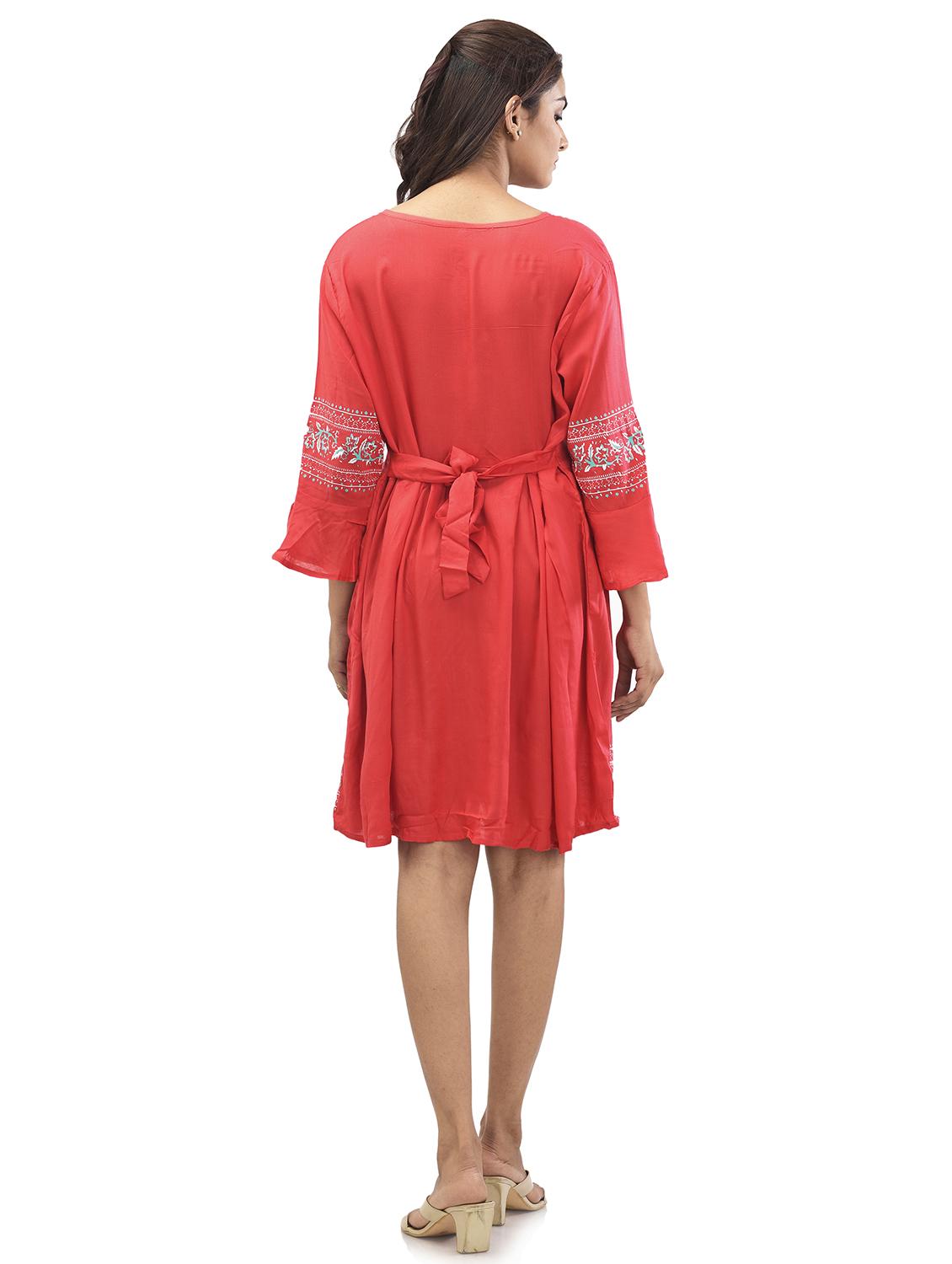 floral fit & flare dress - 17715811 - Standard Image - 2