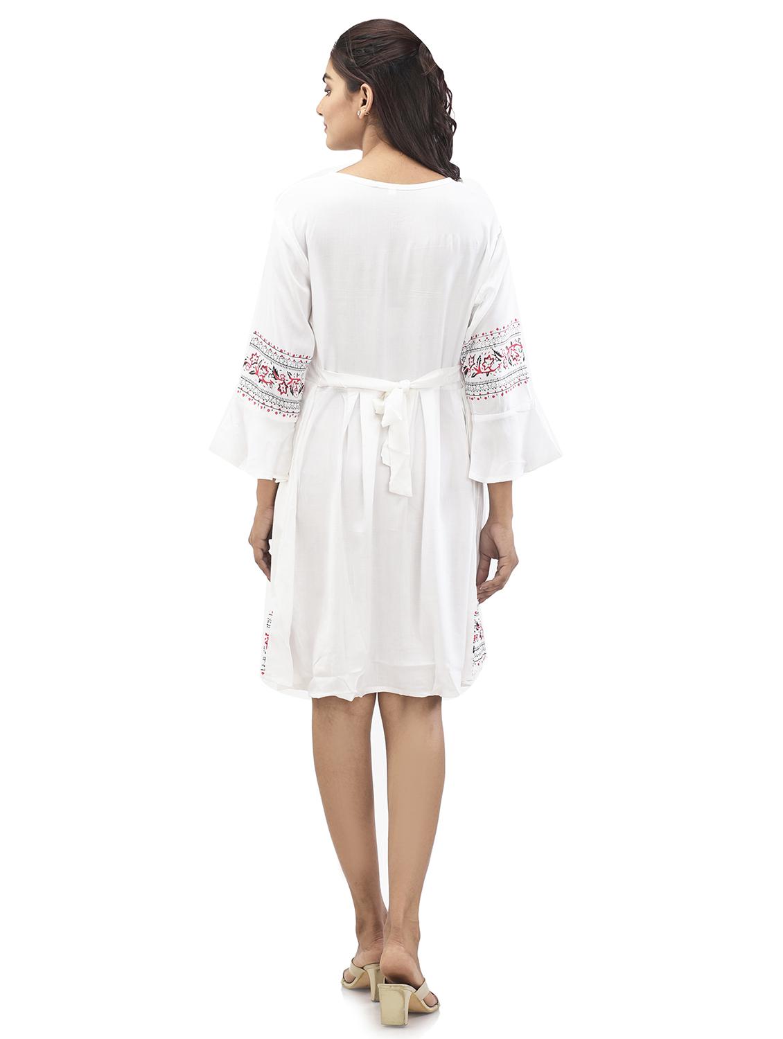 floral fit & flare dress - 17715812 - Standard Image - 2