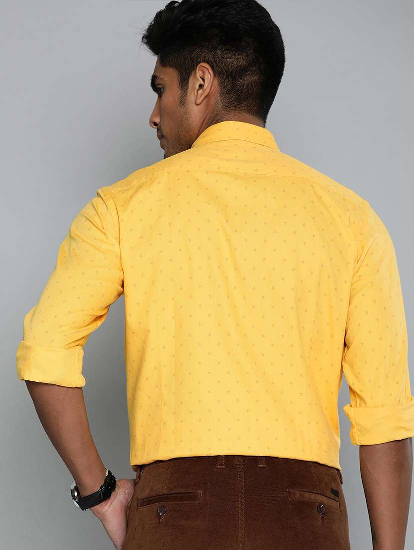 yellow printed casual shirt - 17716224 -  Standard Image - 2