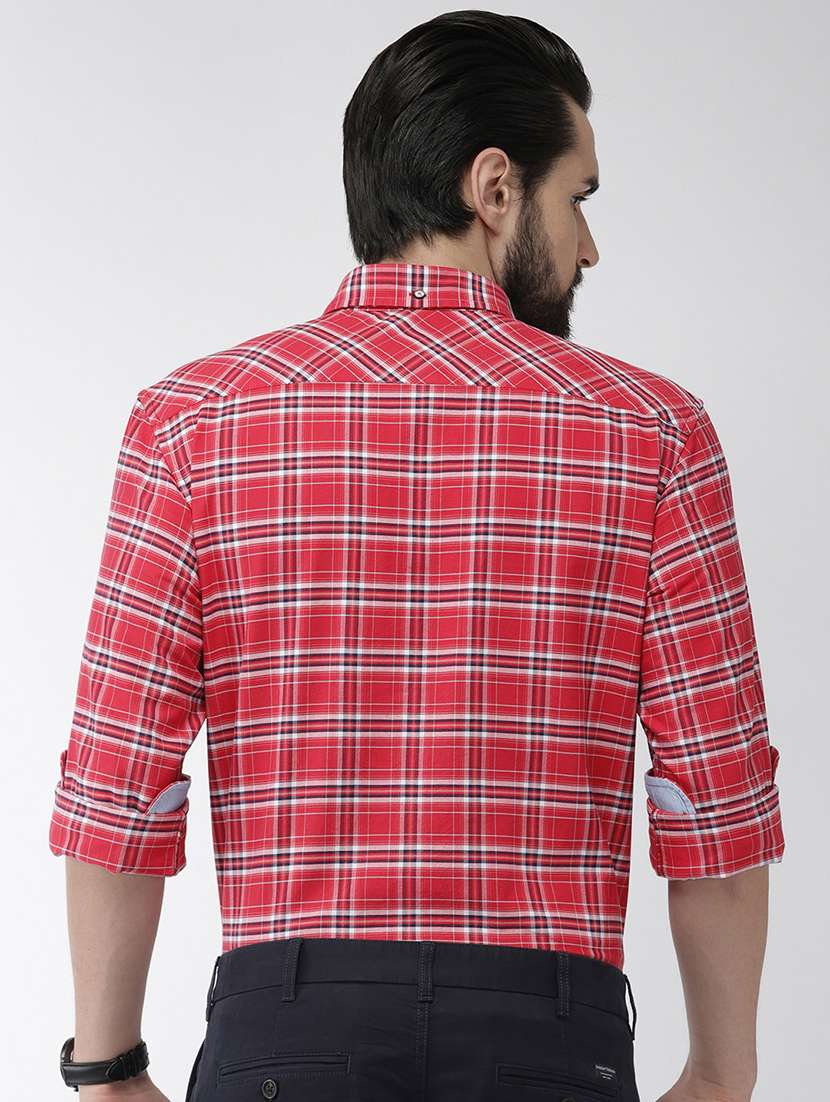 red checkered casual shirt - 17716627 -  Standard Image - 2