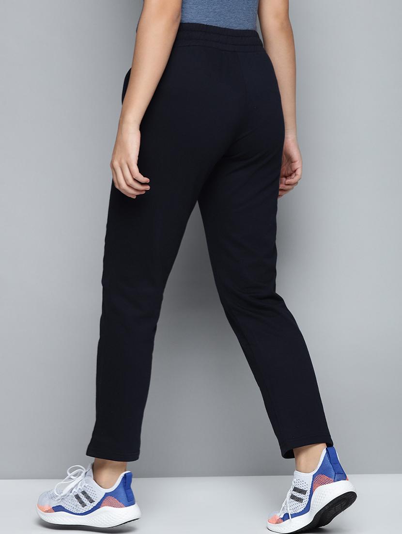 high rise solid track pants - 17718718 - Standard Image - 2