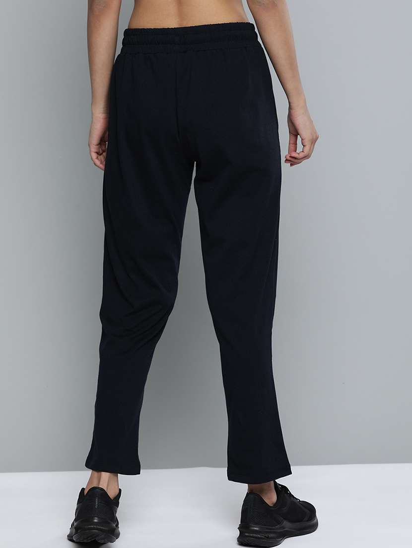 high rise solid track pant - 17718725 - Standard Image - 2
