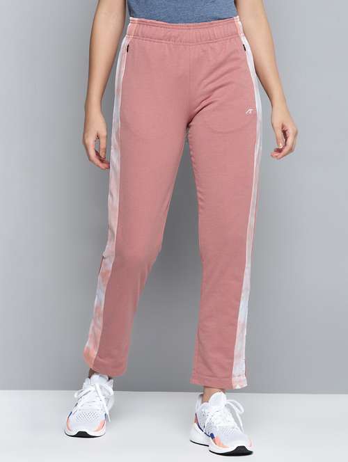 high rise solid track pant - 17718726 -  Standard Image - 0
