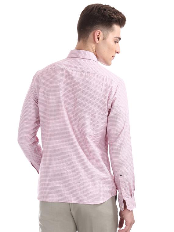 pink checkered formal shirt - 17727580 - Standard Image - 2