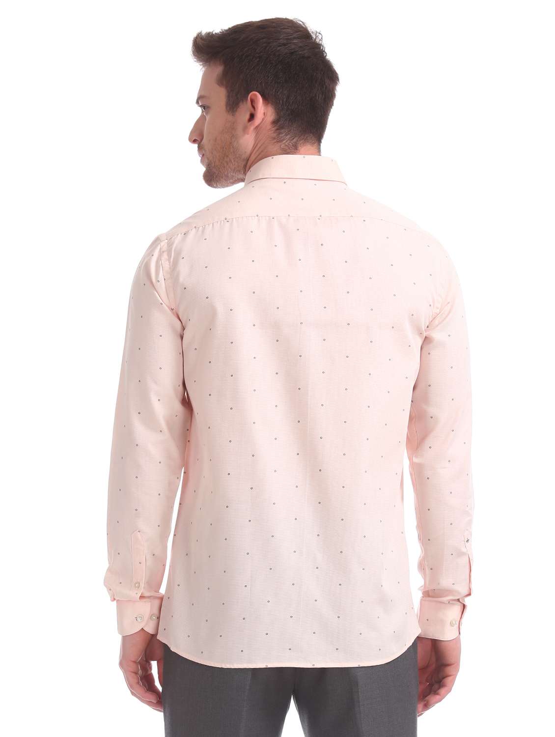 pink self design formal shirt - 17727755 -  Standard Image - 2
