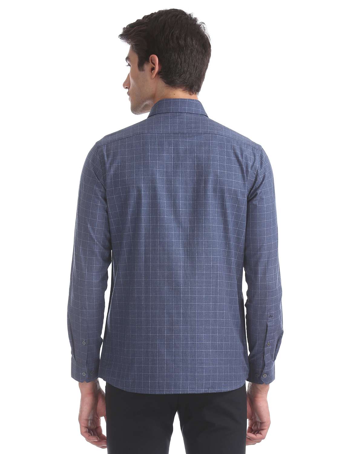blue checkered formal shirt - 17727801 -  Standard Image - 2