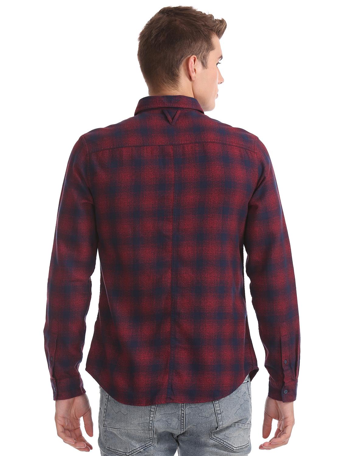 red checkered casual shirt - 17728155 - Standard Image - 2