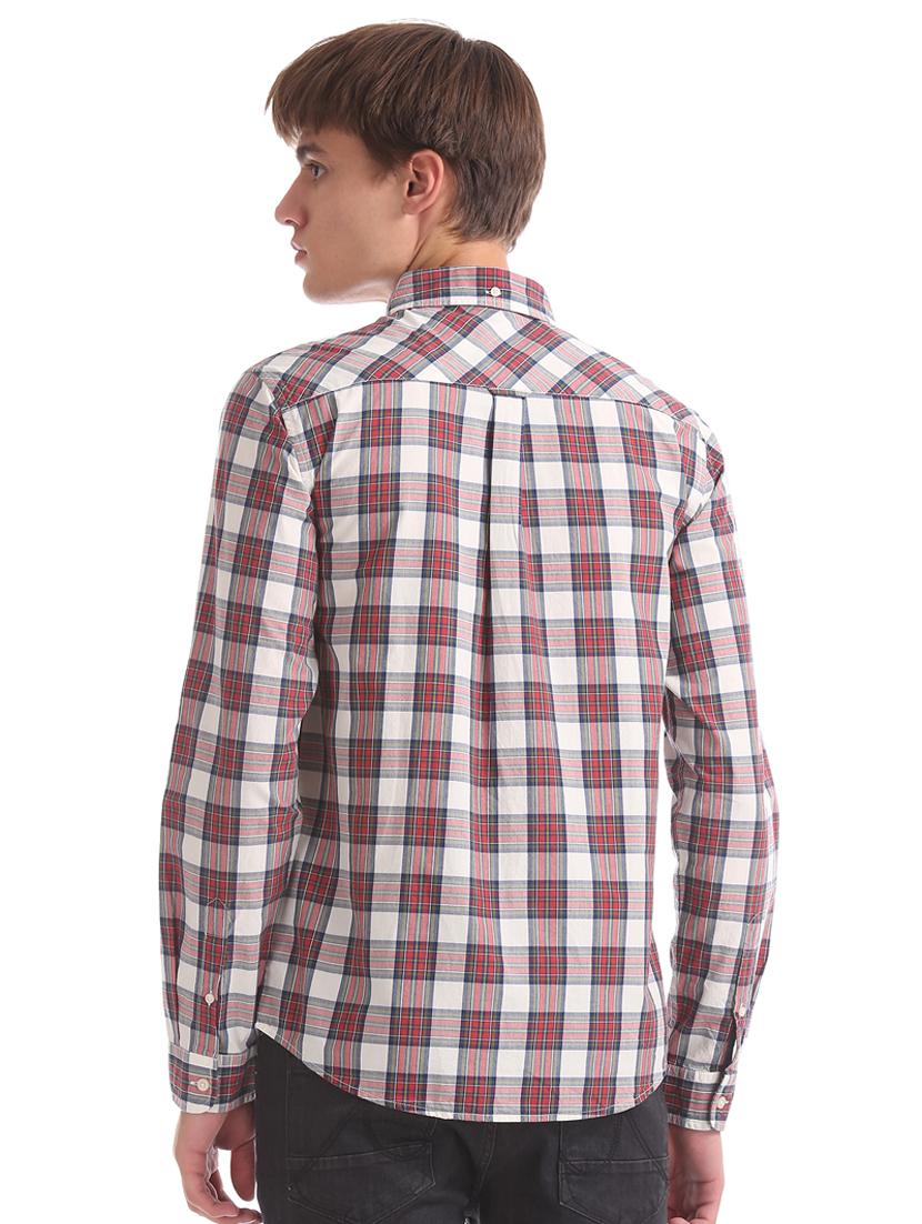 multi colored checkered casual shirt - 17728555 - Standard Image - 2