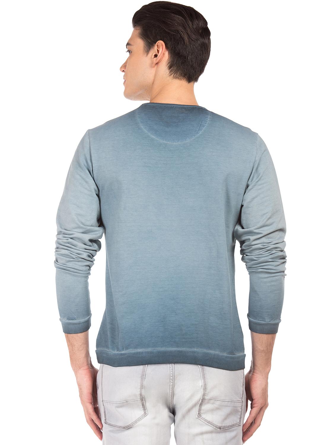 blue chest print sweatshirt - 17728841 - Standard Image - 2