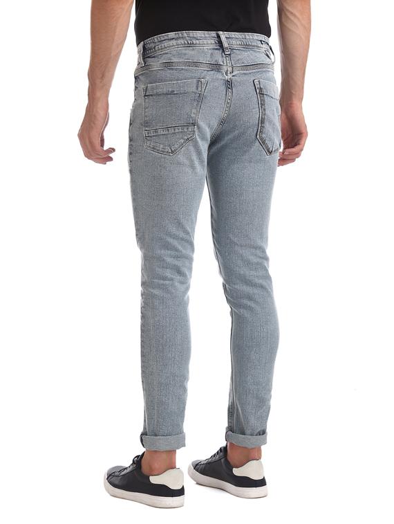 grey plain denim jeans - 17731773 - Standard Image - 2