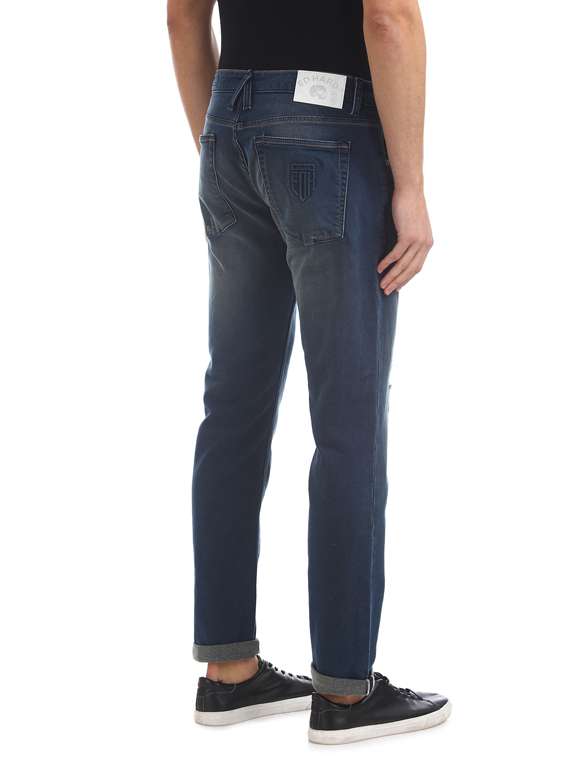 blue distressed denim jean - 17731793 -  Standard Image - 2