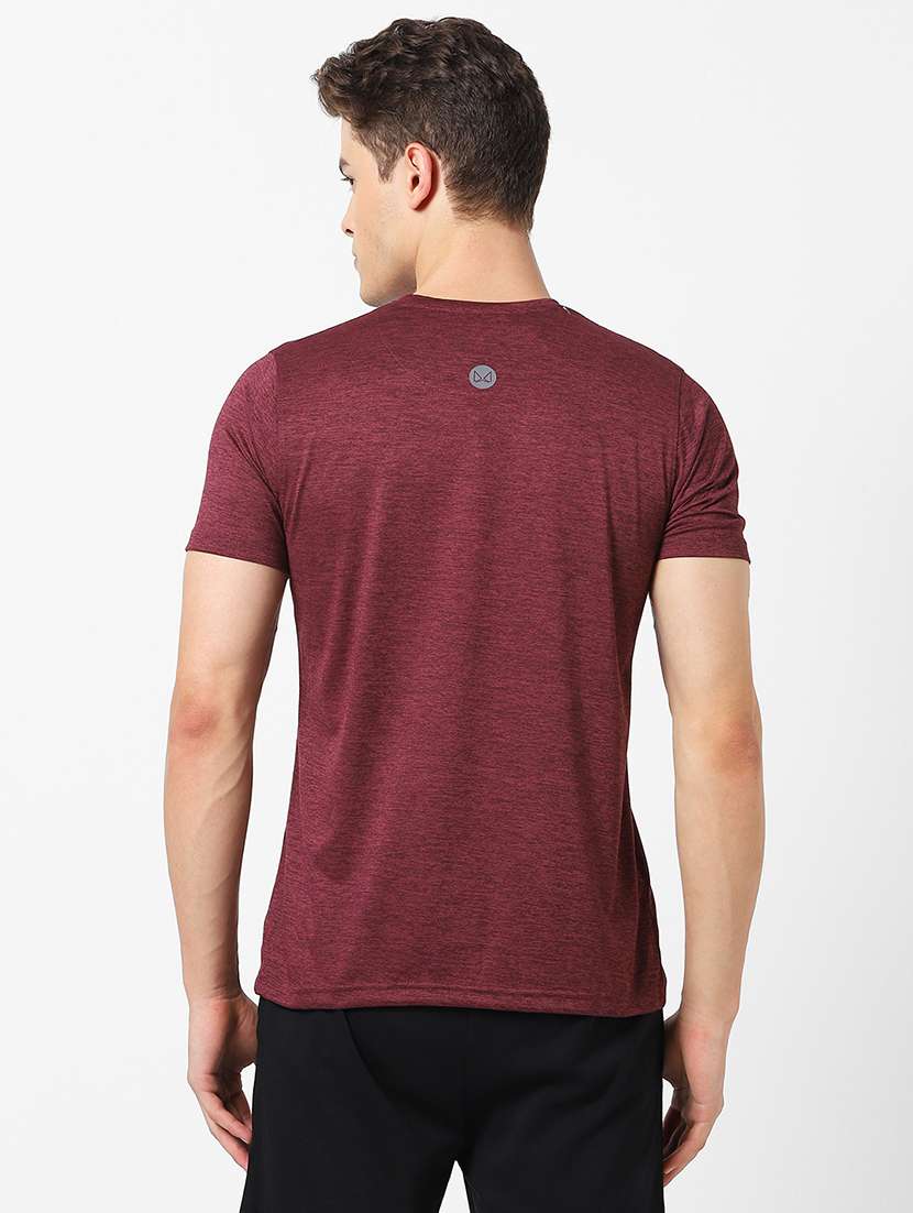 maroon solid t-shirt - 17732463 -  Standard Image - 2