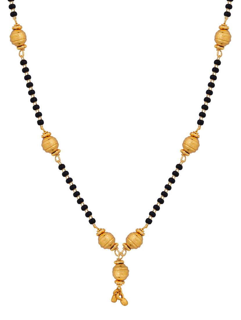 gold beads mangalsutra - 17733052 - Standard Image - 2
