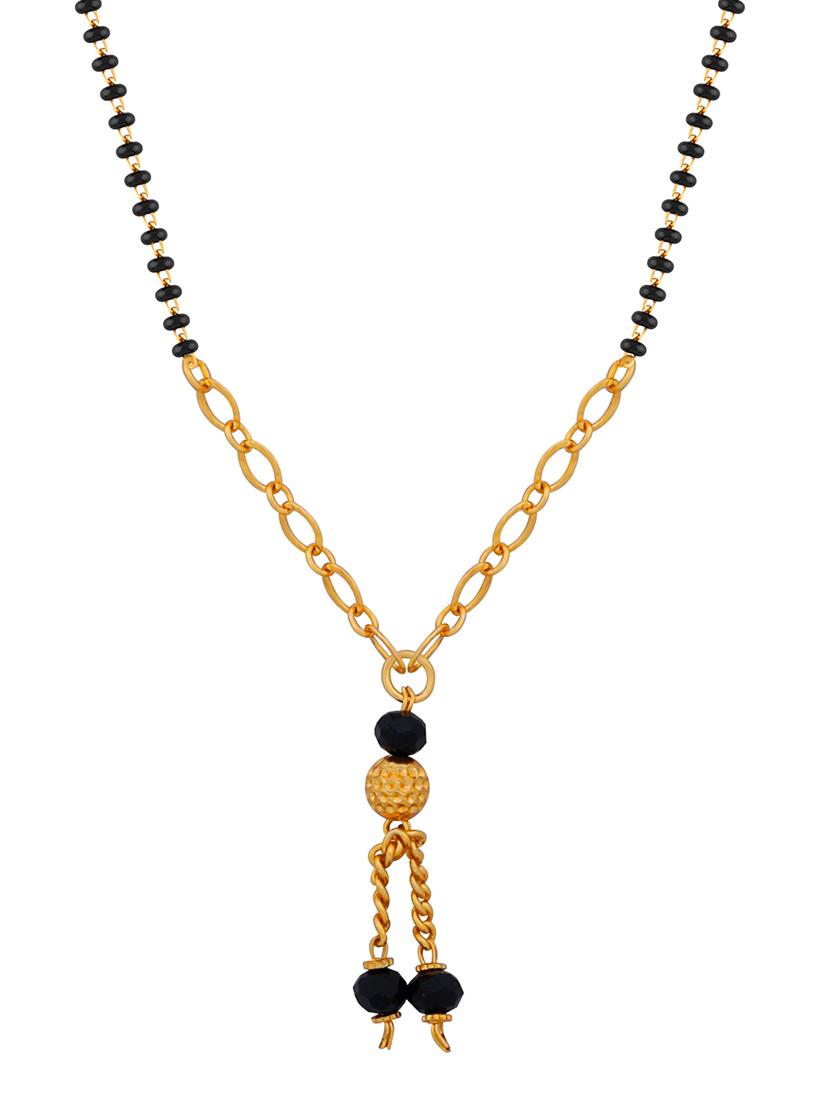 gold beads mangalsutra - 17733058 - Standard Image - 2