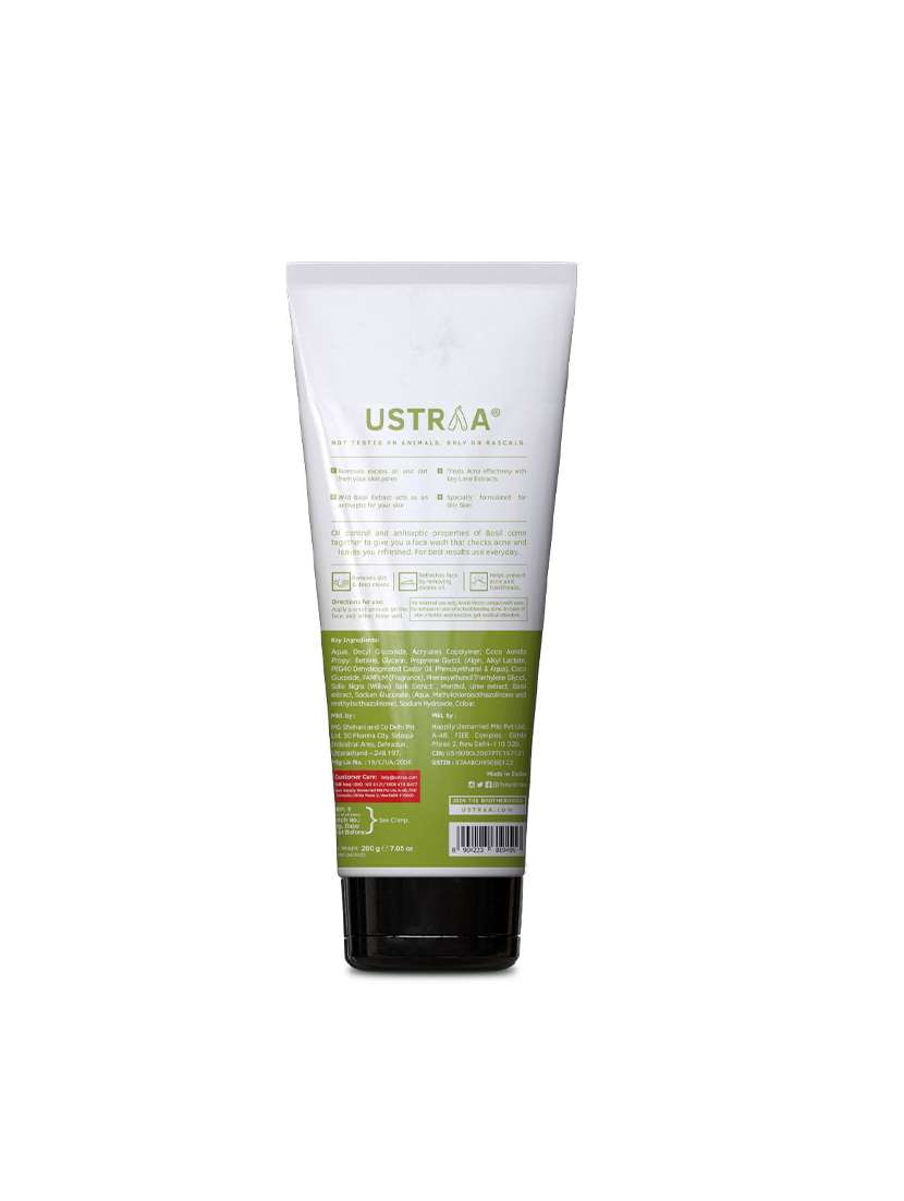 ustraa hair growth vitalizer - 100ml and ustraa face wash oily skin - 200g - 17733136 - Standard Image - 2
