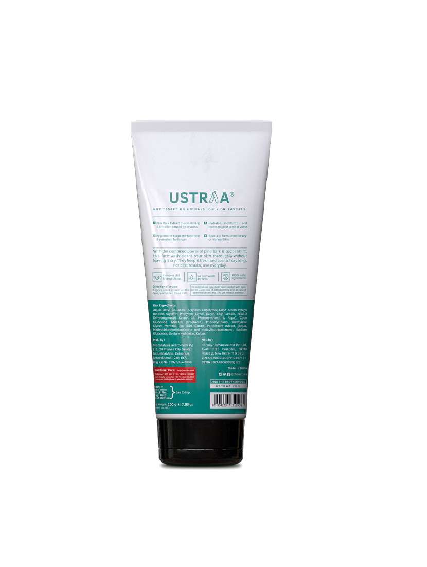 ustraa hair growth vitalizer - 100ml and face wash dry skin - 200g - 17733137 - Standard Image - 2