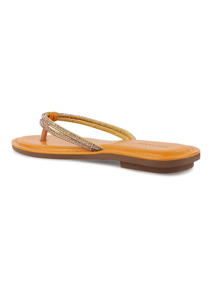 tan flat forms sandals - 17734074 - Standard Image - 2