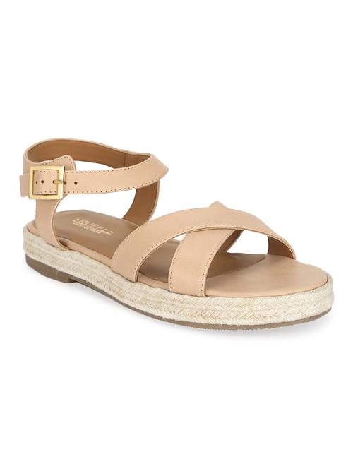 women nude ankle strap sandal - 17734138 -  Standard Image - 0
