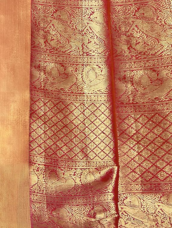 magenta art silk paithani saree with blouse - 17734624 - Standard Image - 2