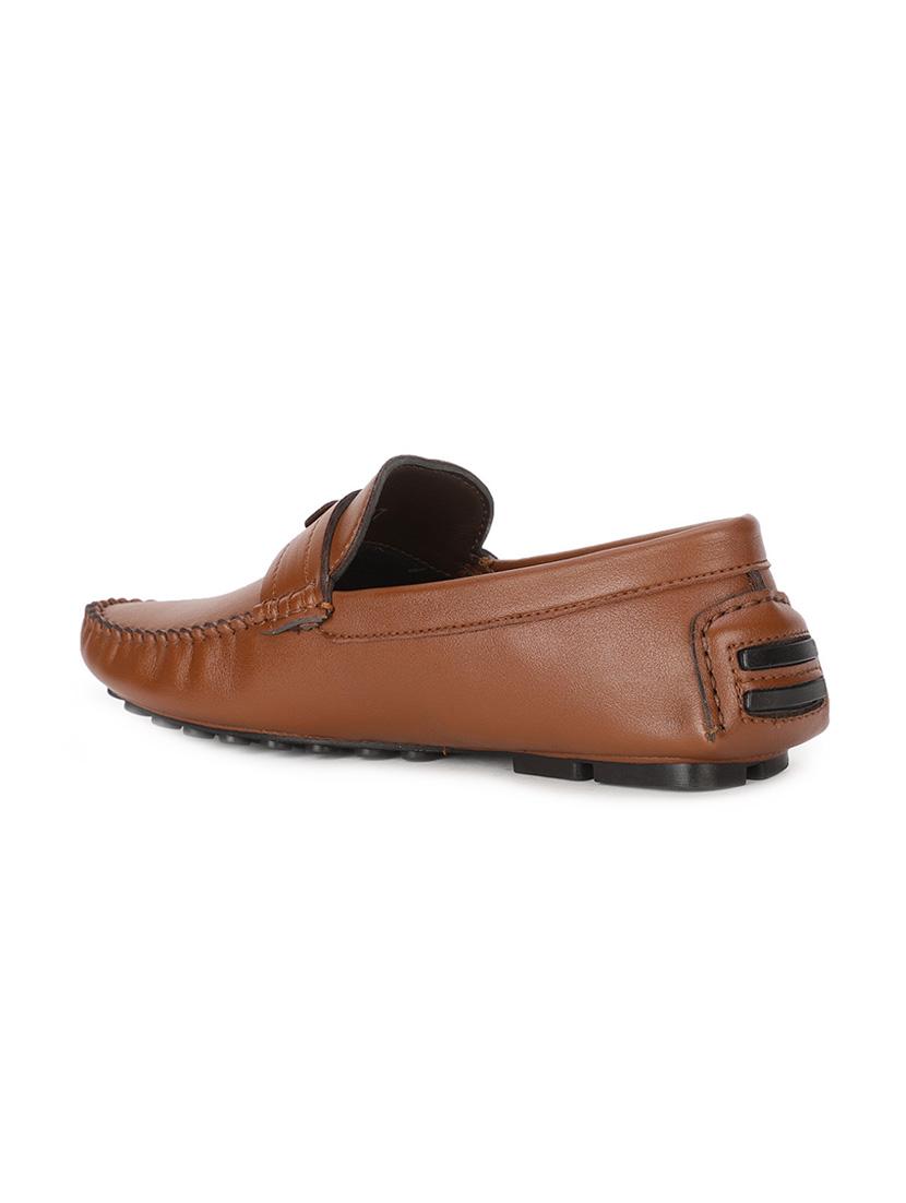 tan pu slip on loafers - 17734827 - Standard Image - 2
