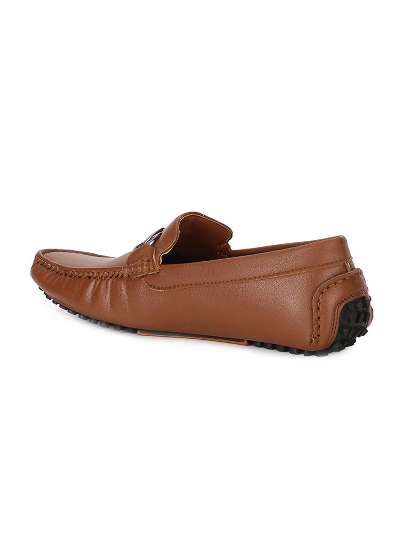 tan pu slip on loafers - 17734845 - Standard Image - 2