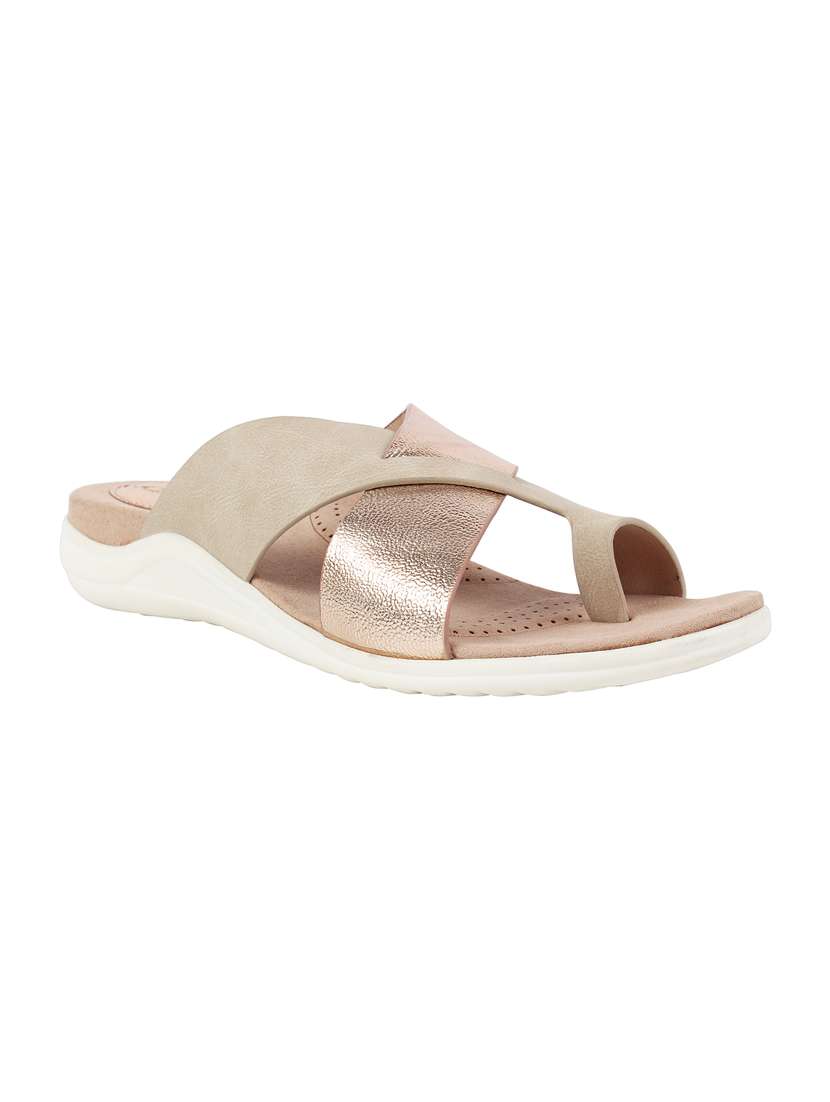 slip on flat sandals 