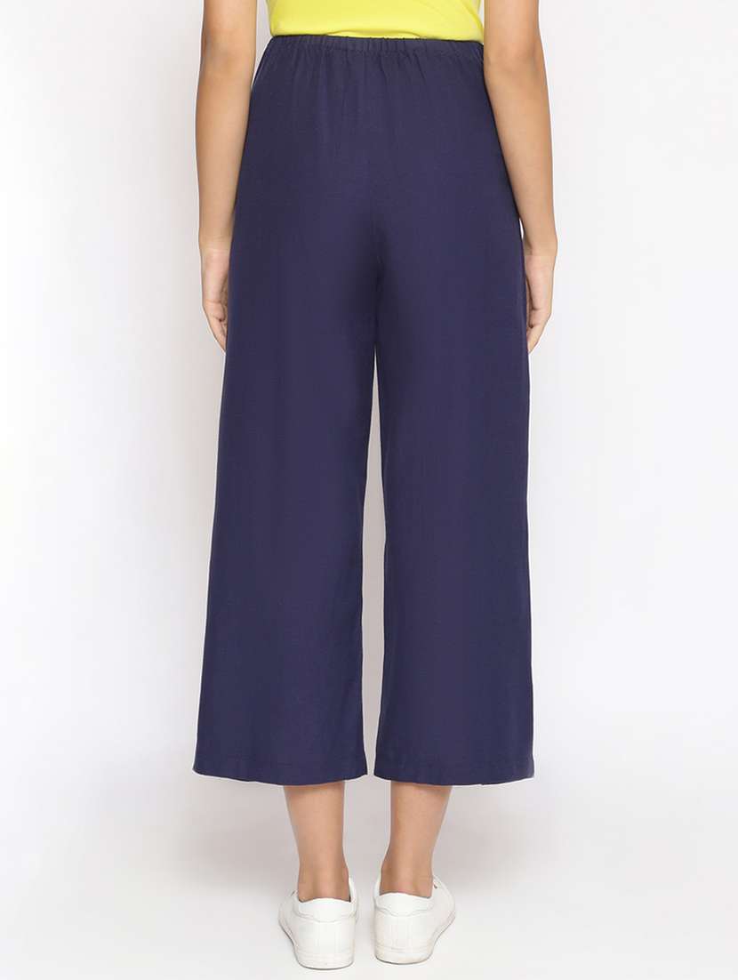 dark blue cotton trousers - 17735896 -  Standard Image - 2