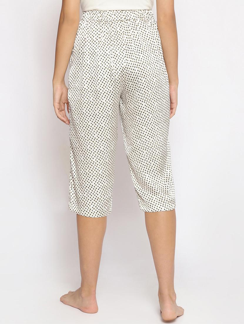 tie front printed capri - 17735912 - Standard Image - 2