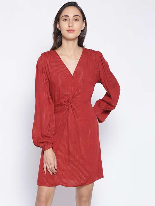 women's solid dress - 17735920 - Standard Image - 0