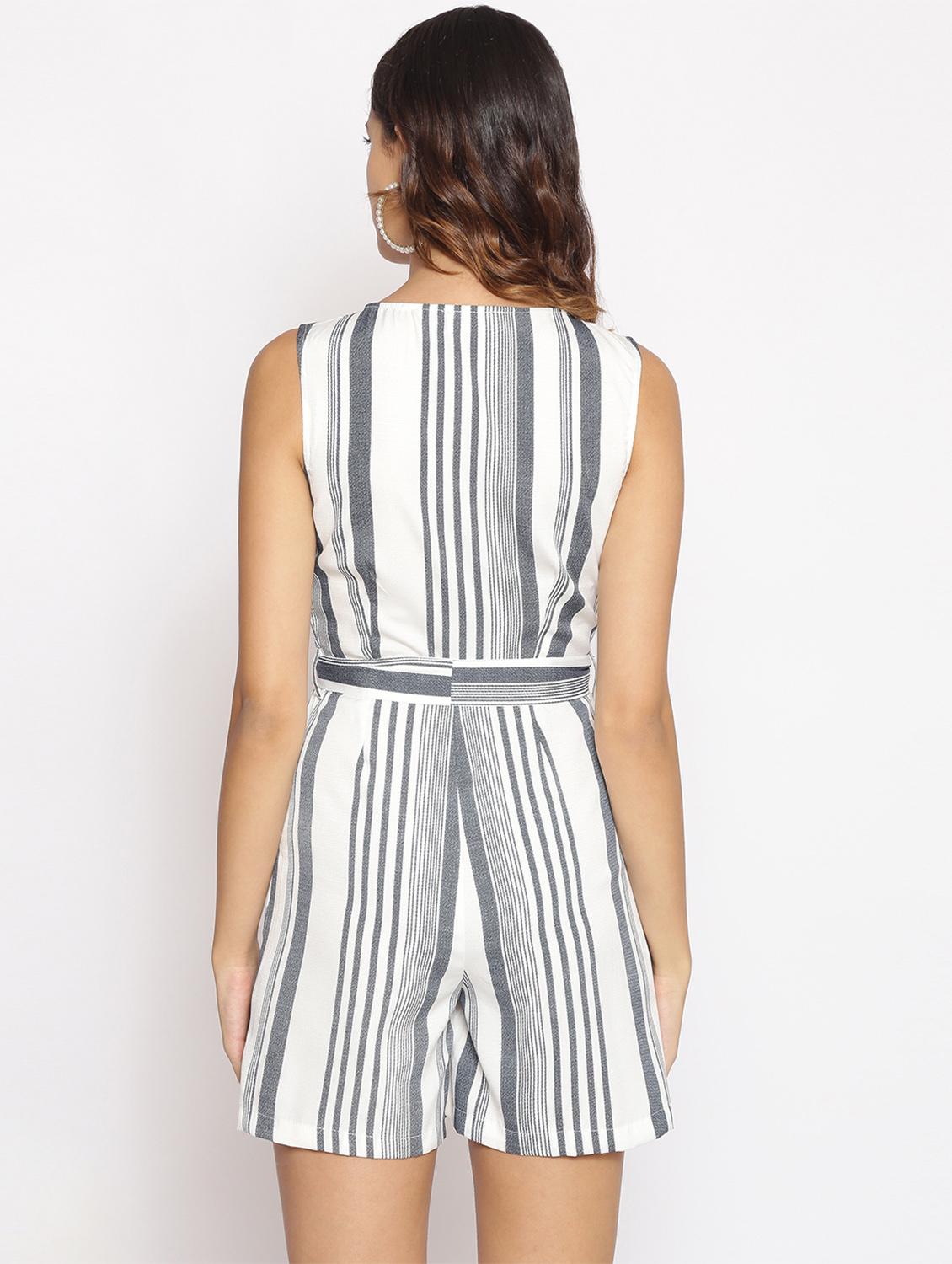 beige viscose dungaree jumpsuit - 17735932 - Standard Image - 2
