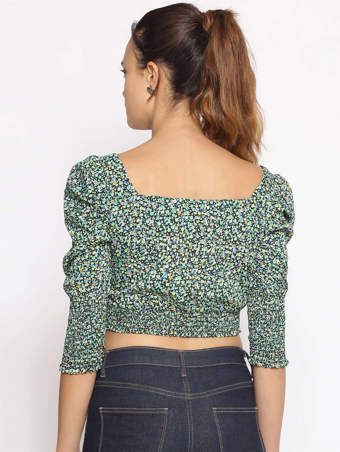 women's crop sweetheart neck top - 17735960 -  Standard Image - 2