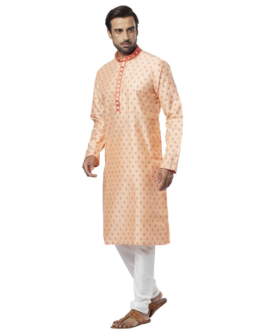 pink printed long kurta - 17737994 - Standard Image - 2