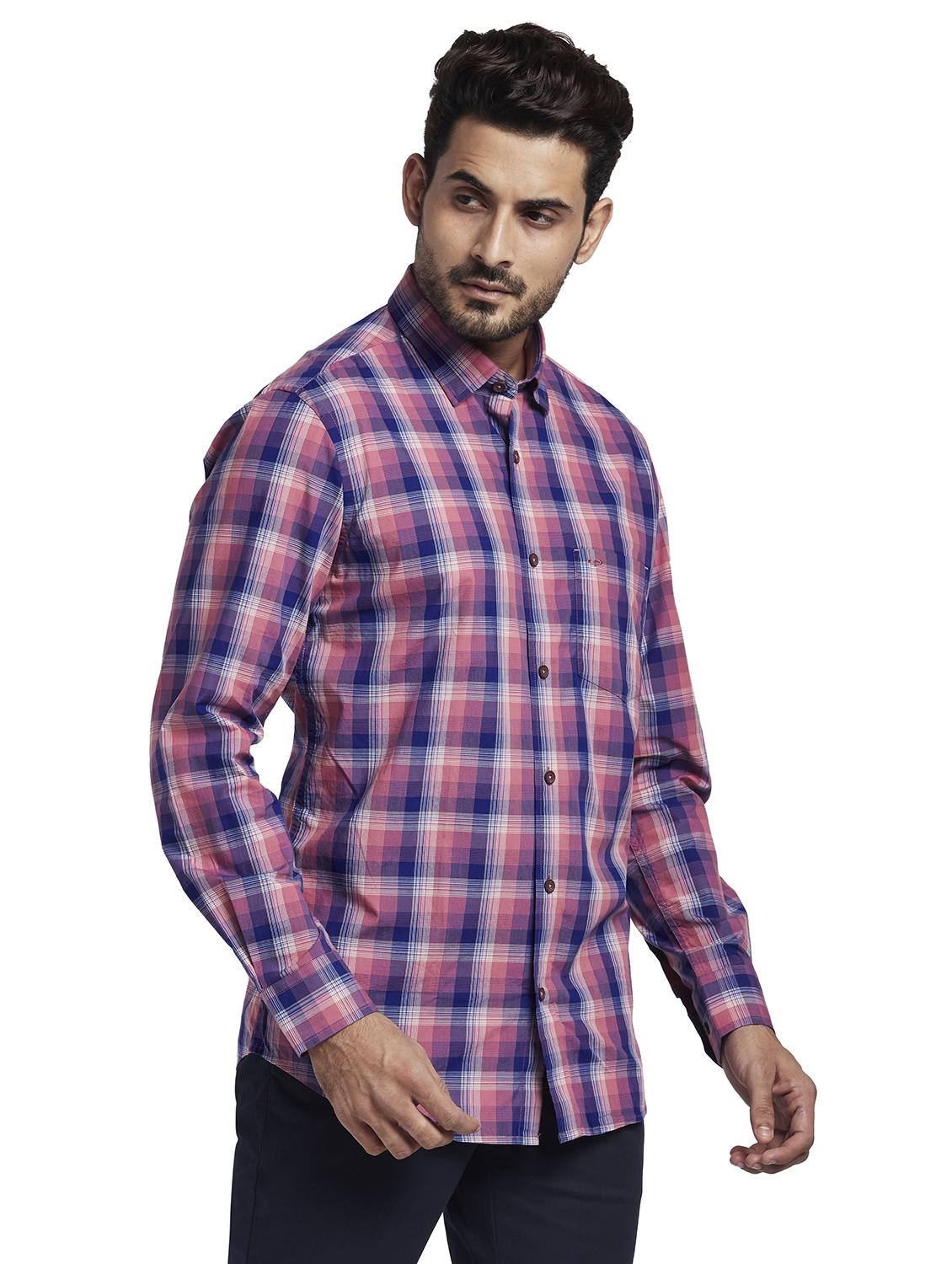 red checkered casual shirt - 17738003 - Standard Image - 2