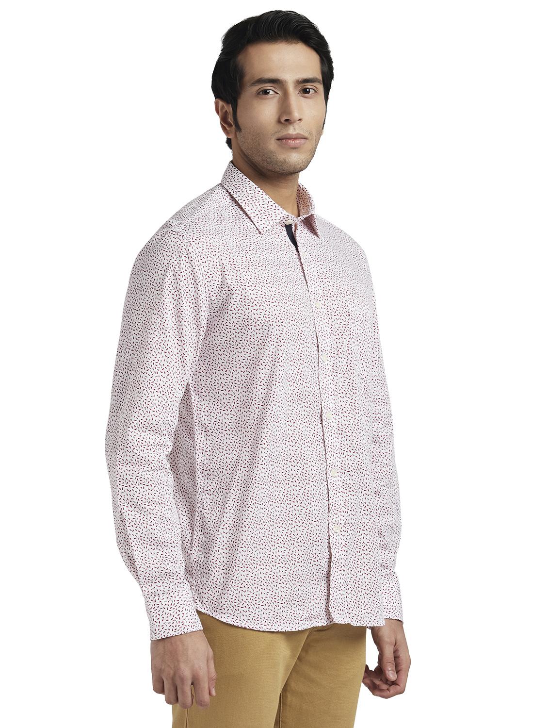 red printed casual shirt - 17738017 - Standard Image - 2