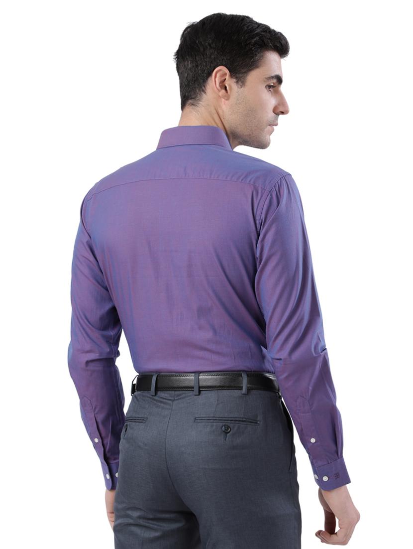 purple solid formal shirt - 17738041 - Standard Image - 2