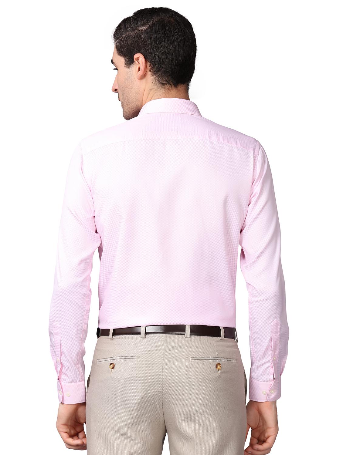 pink self design formal shirt - 17738162 - Standard Image - 2