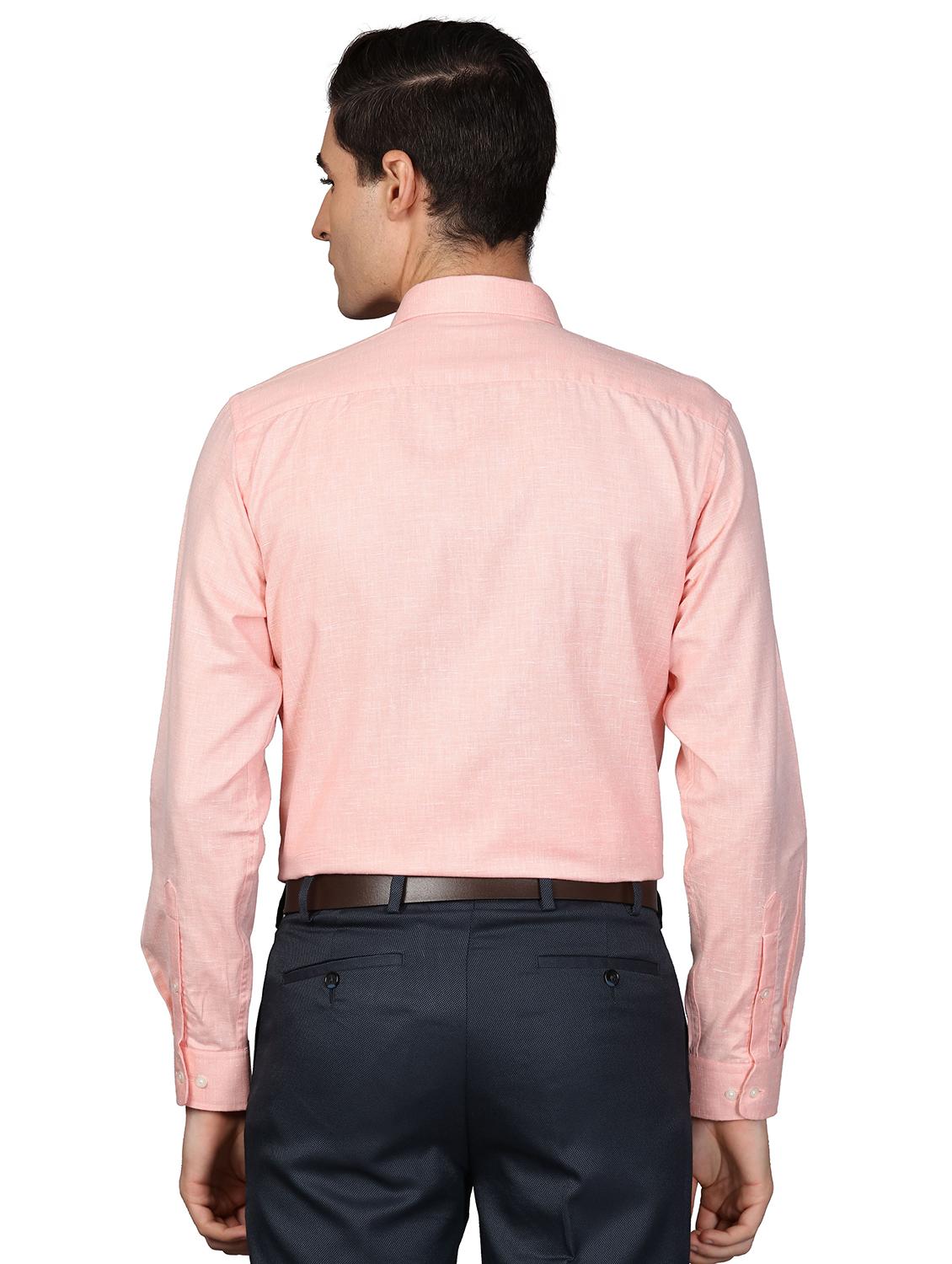 pink solid formal shirt - 17738167 - Standard Image - 2