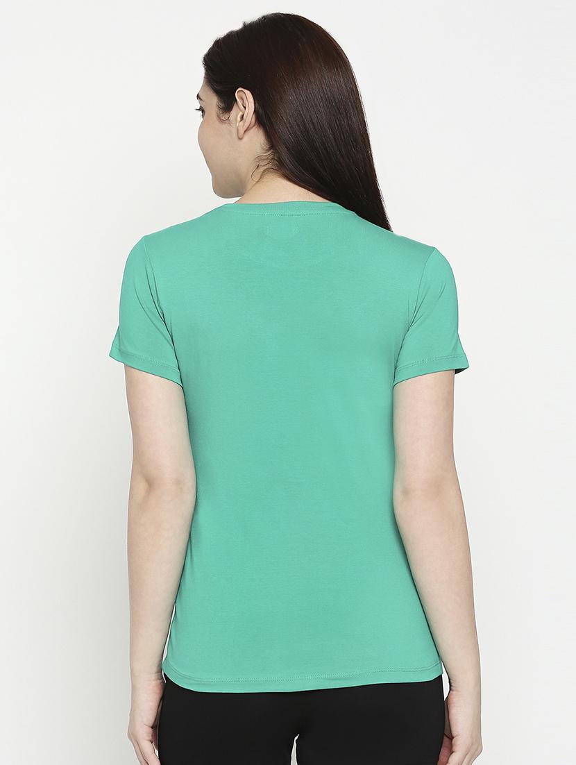 round neck solid tee - 17738286 - Standard Image - 2