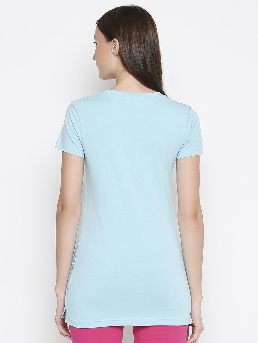 round neck printed tee - 17738317 - Standard Image - 2