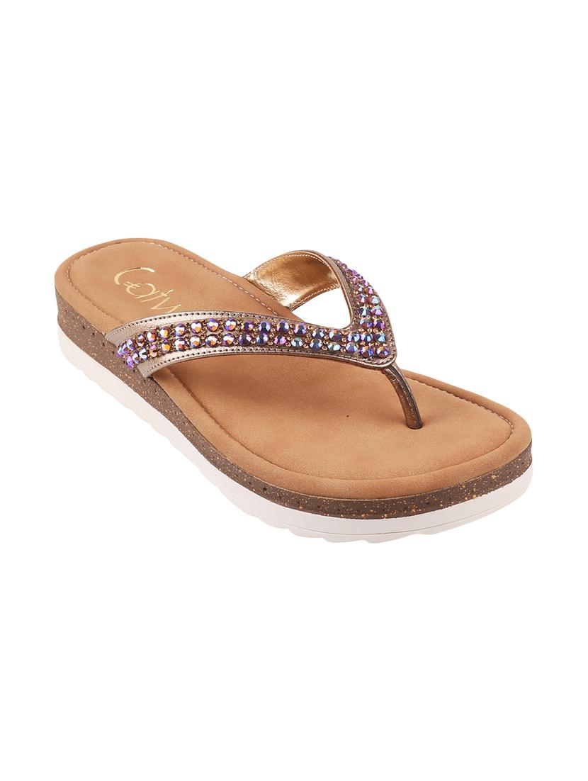 tan t-strap sandal